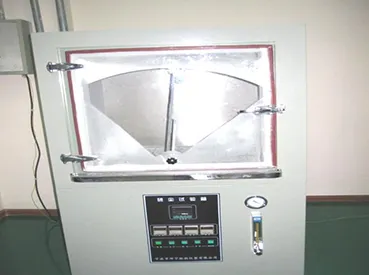 Prueba de arena y polvo